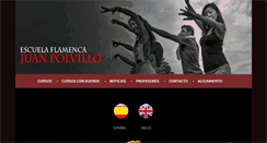 Desktop Screenshot of escuelaflamenca.com